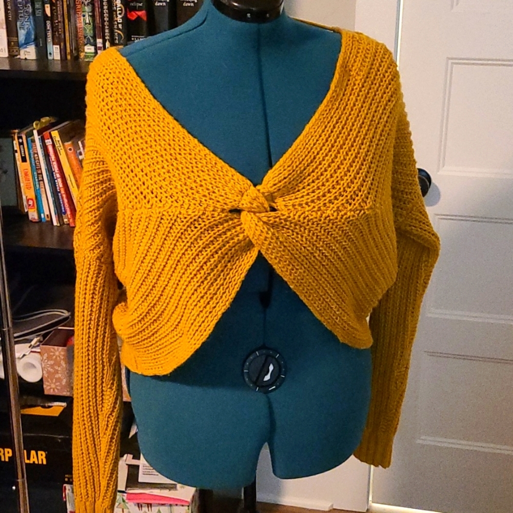 Yellow sweater